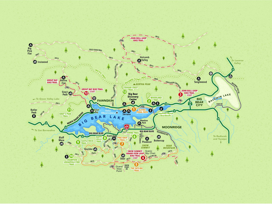 Big Bear Map
